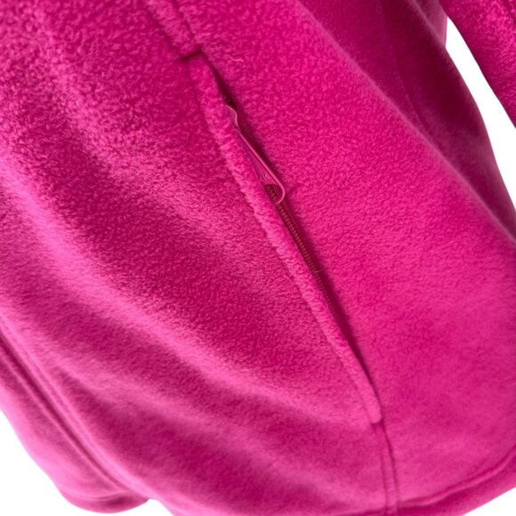 Columbia Fleece Jacket Womens L Purple Pizzazz Full Zip Warm Polyester Soft Cozy - Picture 5 of 12